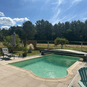 piscine rénovée à Mézos