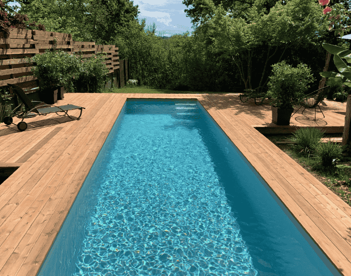 piscine construite par un pisciniste près de Dax