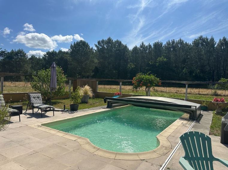 piscine rénovée à mezos dans les landes